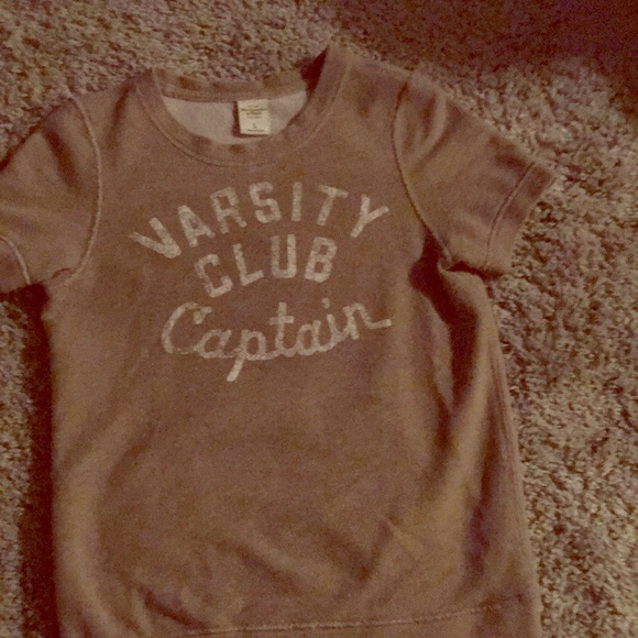 CLOSET CLEAR OUT!! A&F short sleeve sweatshirt tee - Picture 1 of 2